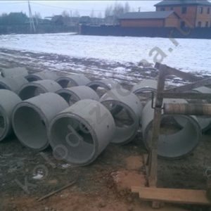 доставка колец для питьевого колодца